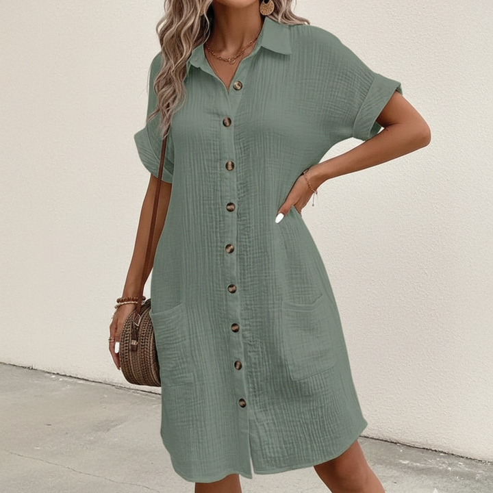 Brooklyn – Cotton Polo Shirt Dress