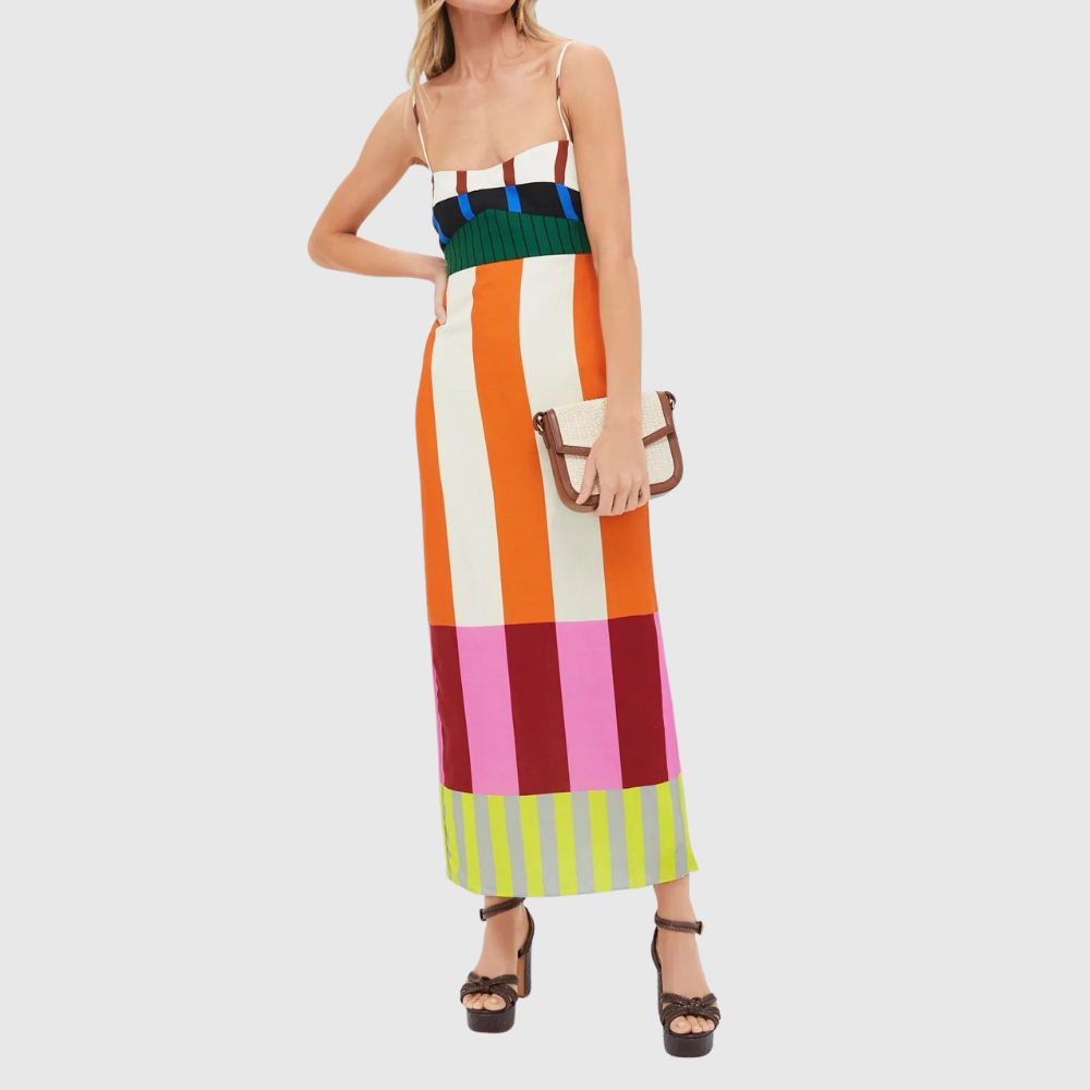 Bengal Multi Paloma Summer Maxi Dress