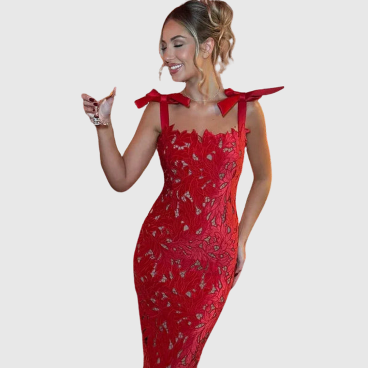 Megan | Women's Sleeveless Floral Maxi Party Dress