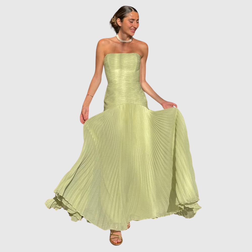 Skyla | Women's Strapless Maxi Wedding Guest Dress