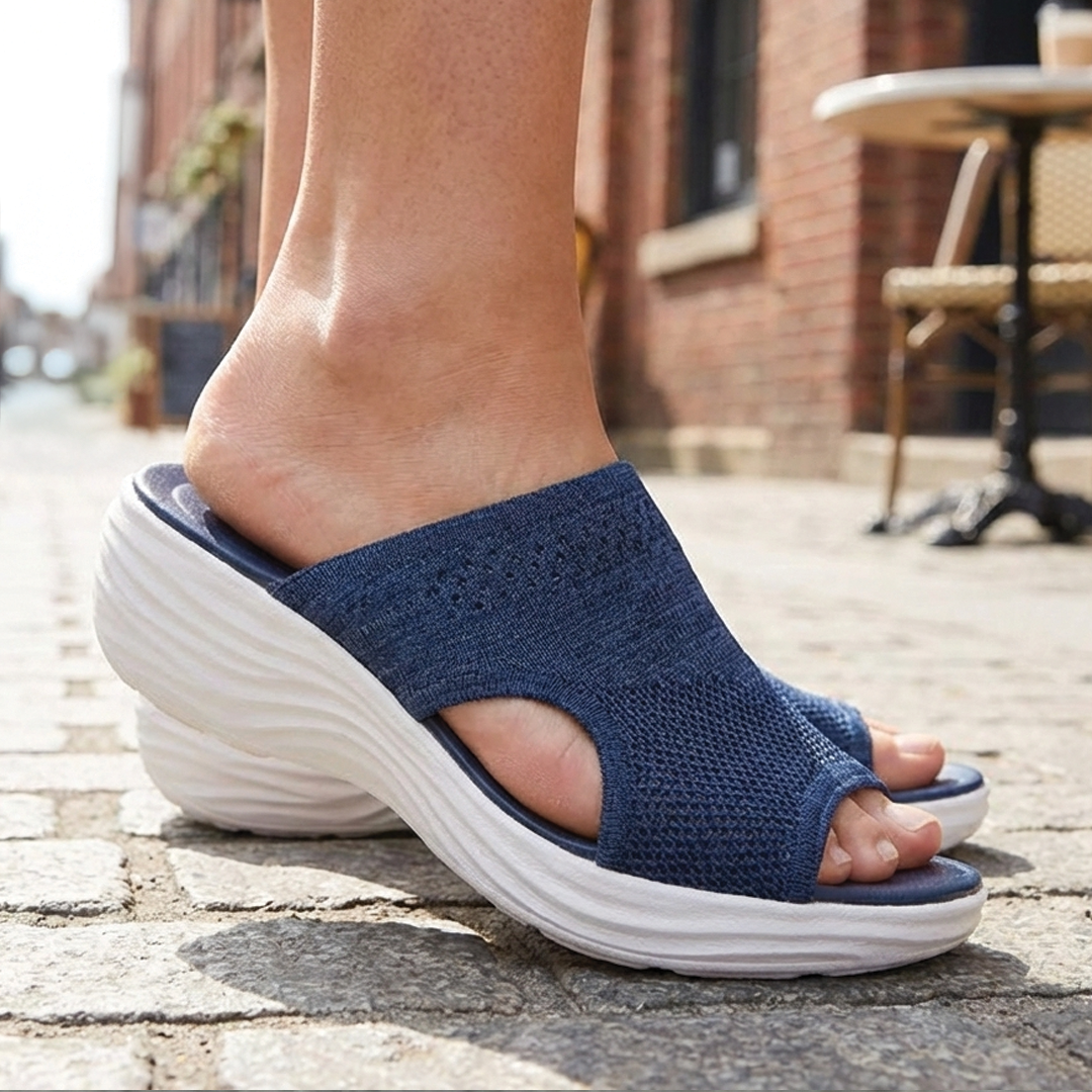 Bella - Stretch Slip-On Sandals