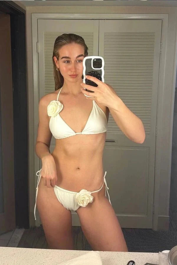 Triangle Rose Bikini