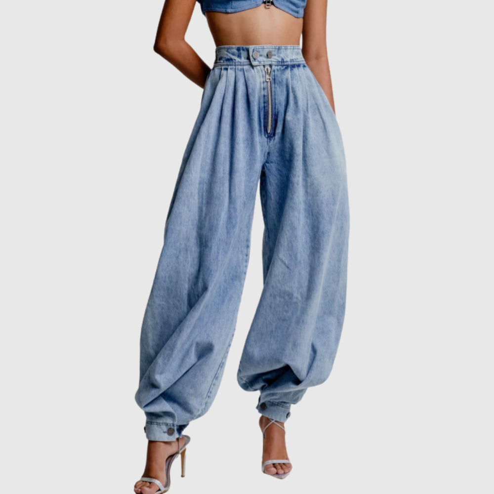 Una | High Waist Balloon Jeans