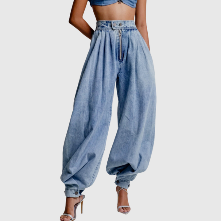 Una | High Waist Balloon Jeans