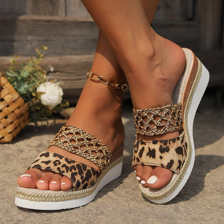 Freya | Women's Woven Wedge Sandals