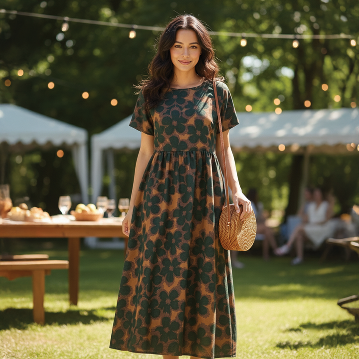 Samantha - Boho Midi Dress