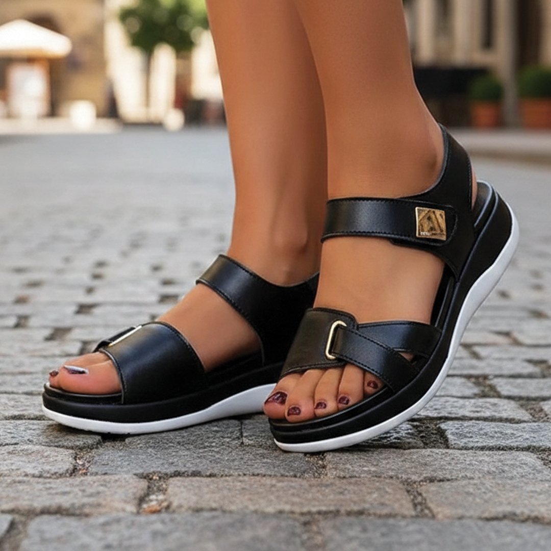 Ava - Platform Slingback Sandals