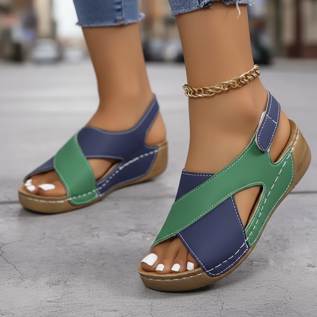 Angela - Crisscross Slingback Sandals