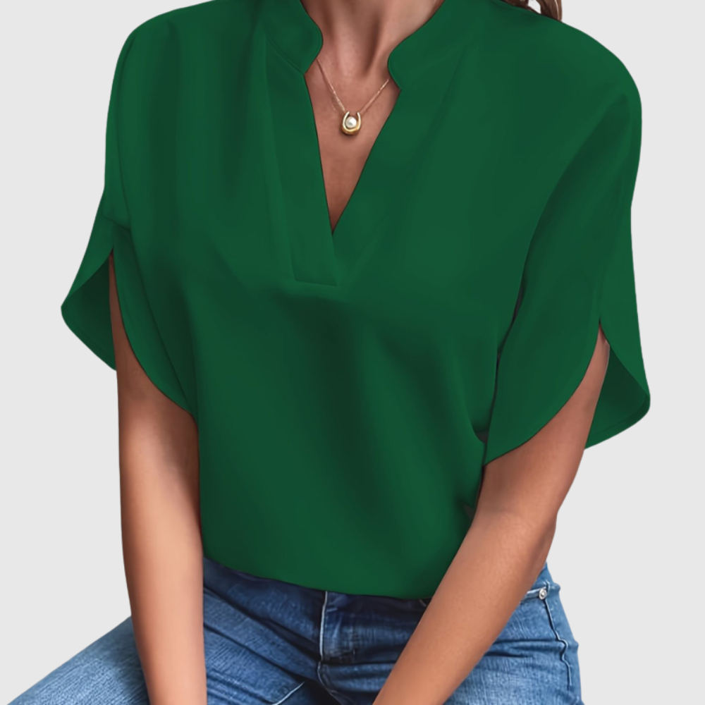 Women's Summer Blouse | Short Sleeve
