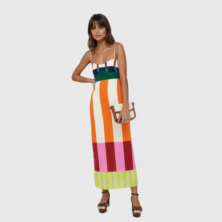 Bengal Multi Paloma Summer Maxi Dress