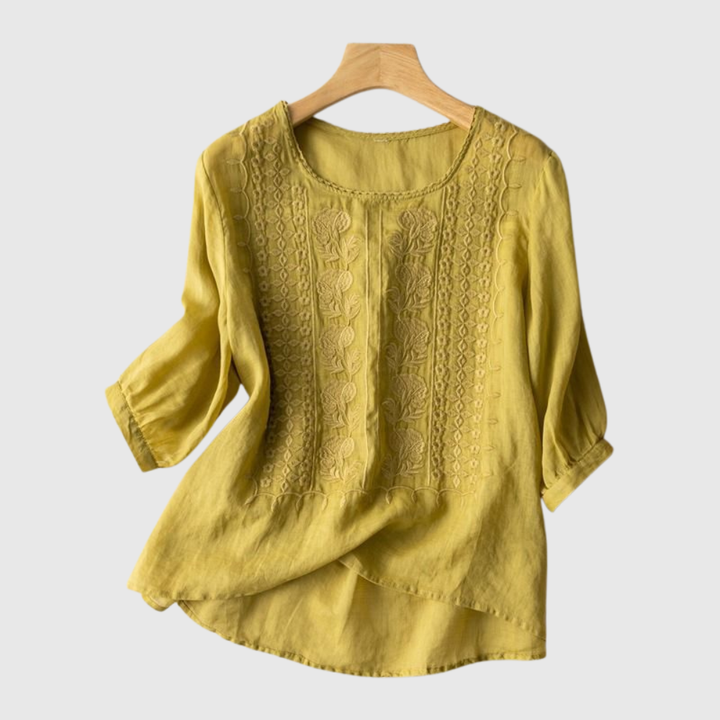 Élira Linen Blouse