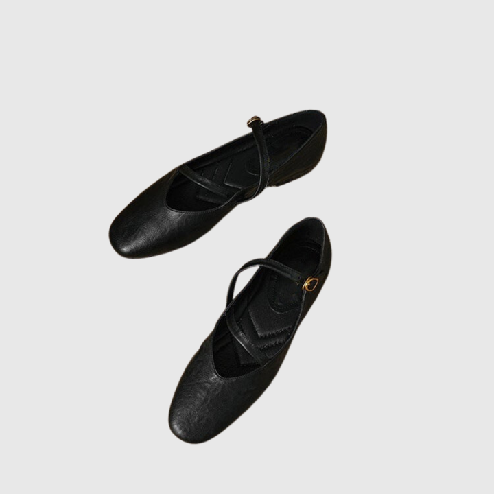 Elora Leather Flats