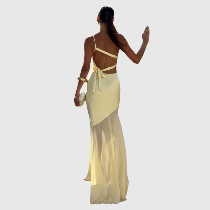 Caprice | Women's One-Shoulder Maxi Wedding Guest Dress
