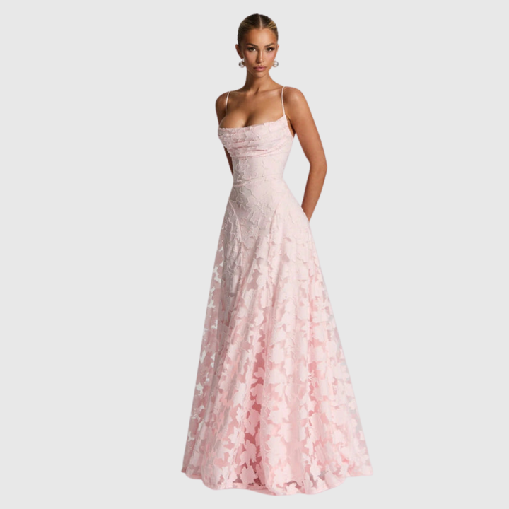 Briar | Women's Floral Sleeveless Maxi Wedding Guest Dress