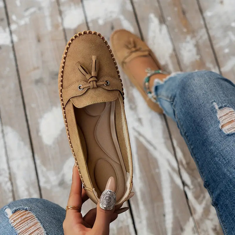 Reagan - Classic Bow Loafers