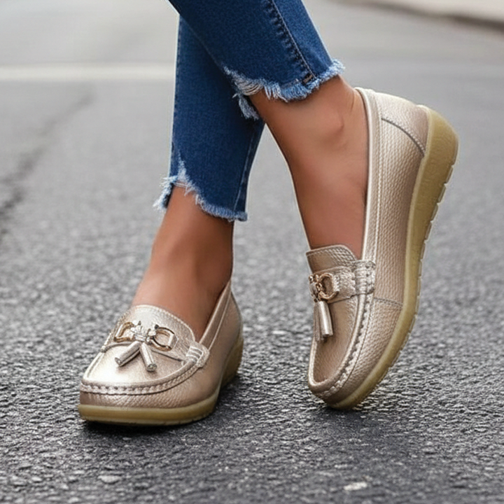 Anja - Classic Leather Loafers