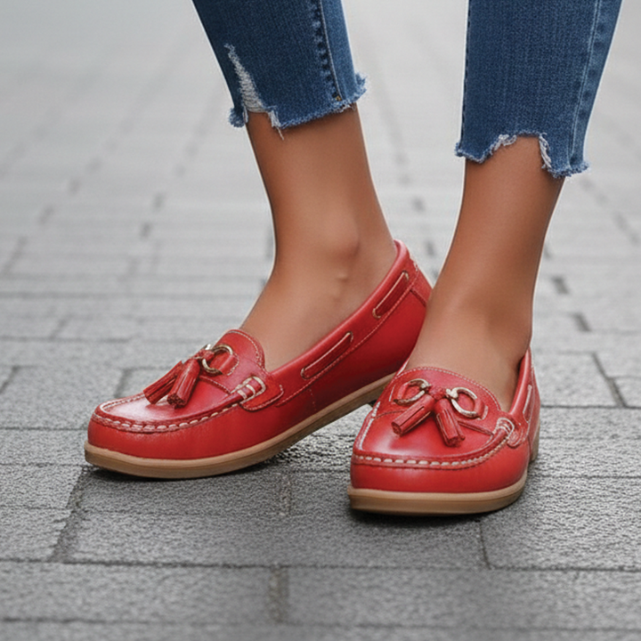 Anja - Classic Leather Loafers