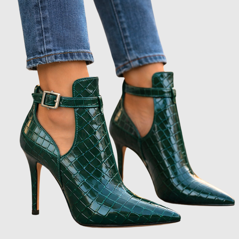 Harper Lane Gator Stiletto Heels