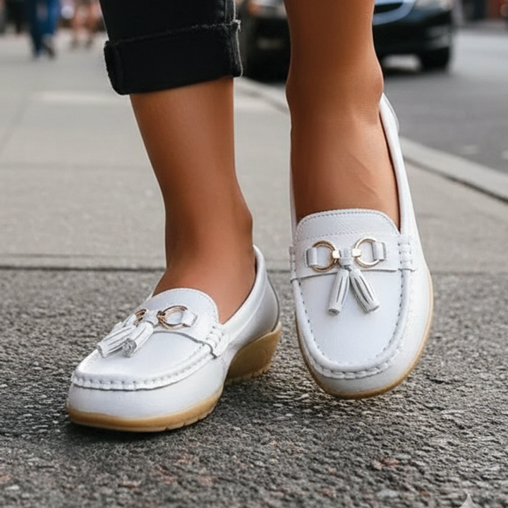 Anja - Classic Leather Loafers