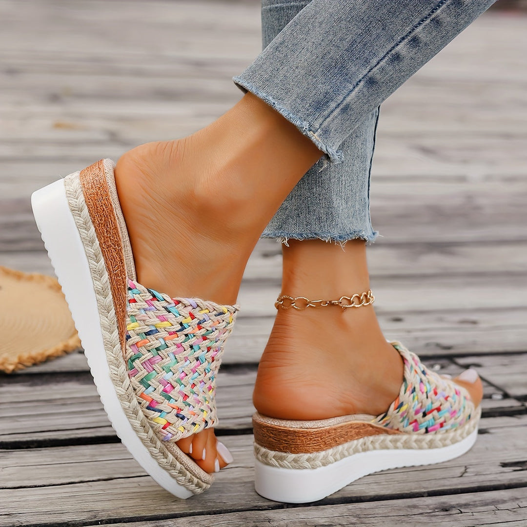 Celeste | Women's Woven Wedge Sandals