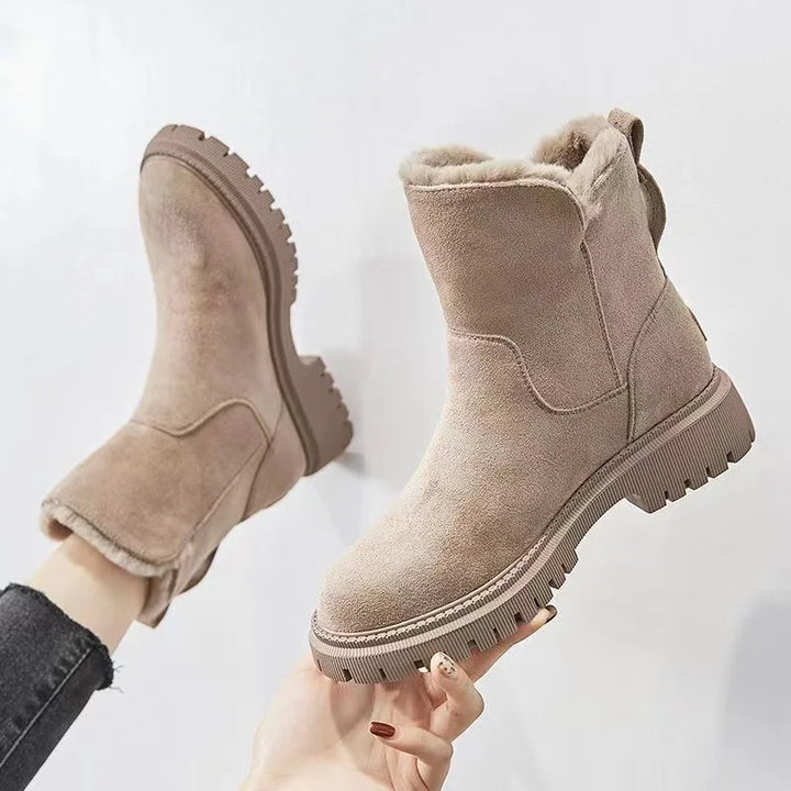 Kathryn - Faux Fur Ankle Boots