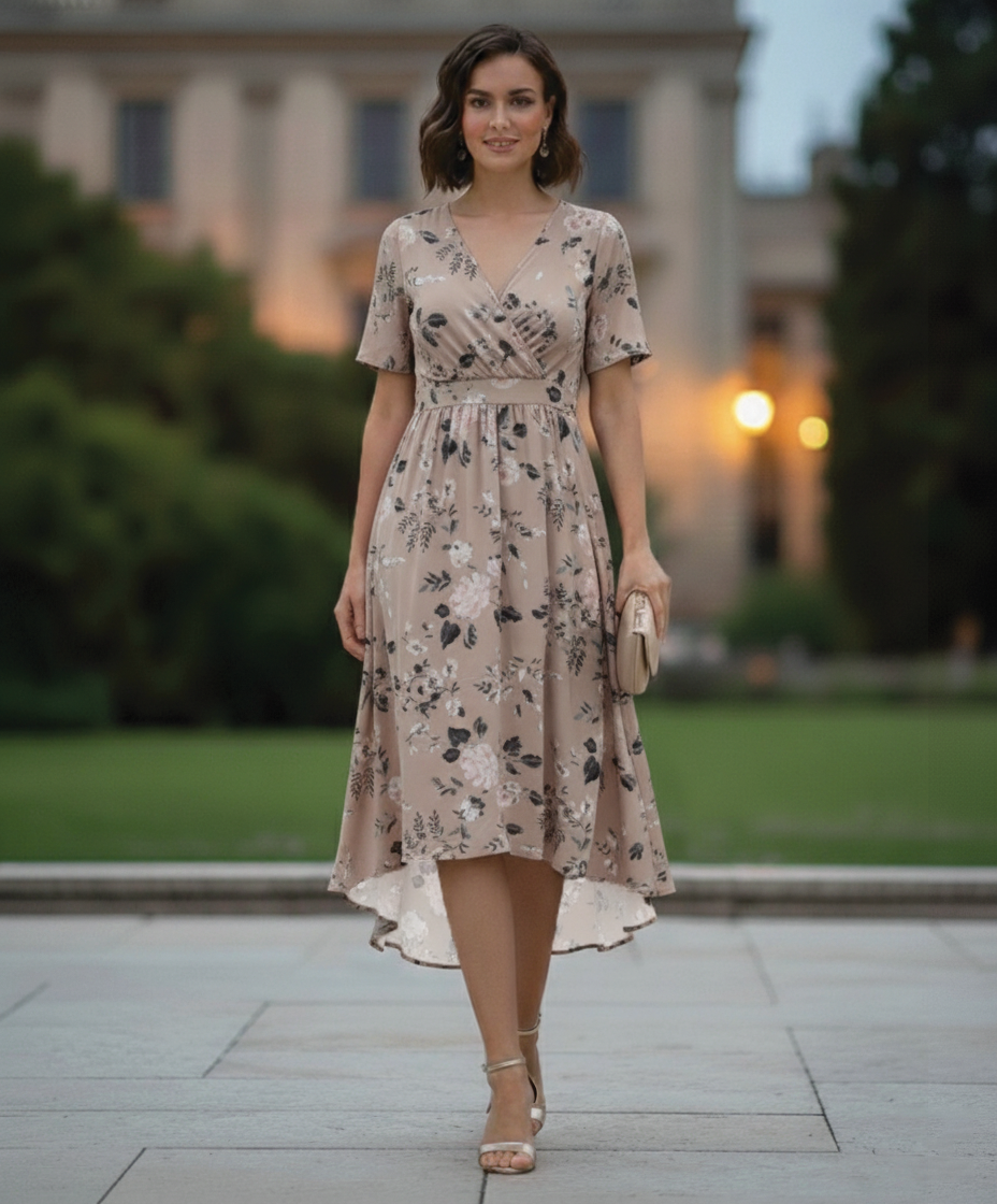 Kathy - Wrap Midi Dress