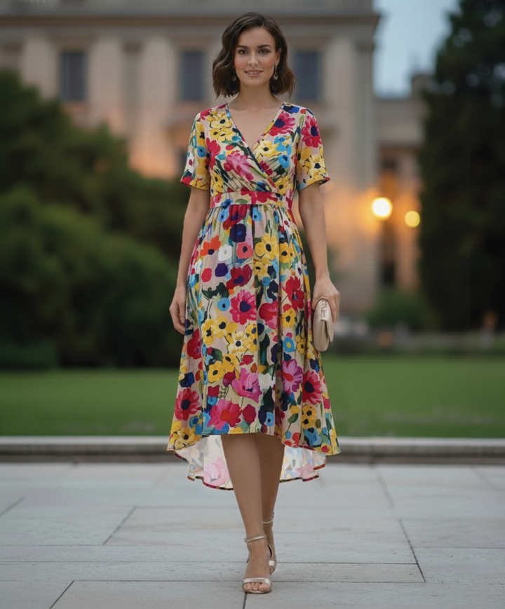 Kathy - Wrap Midi Dress
