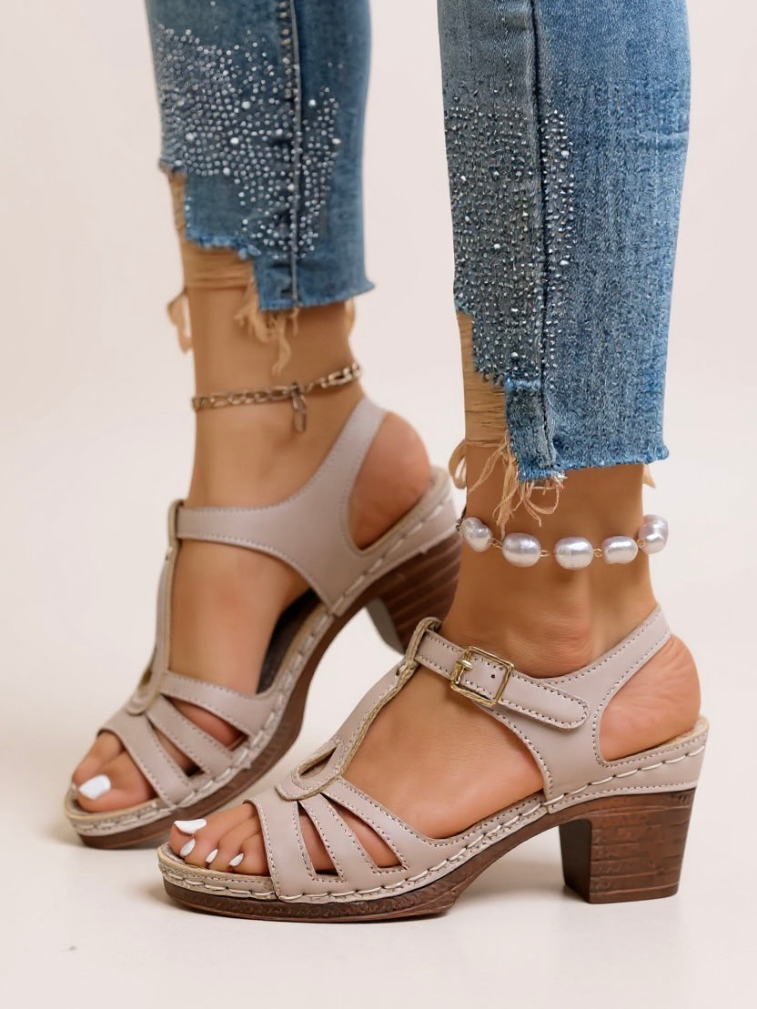 Saffron | Women's Block Heel Sandals