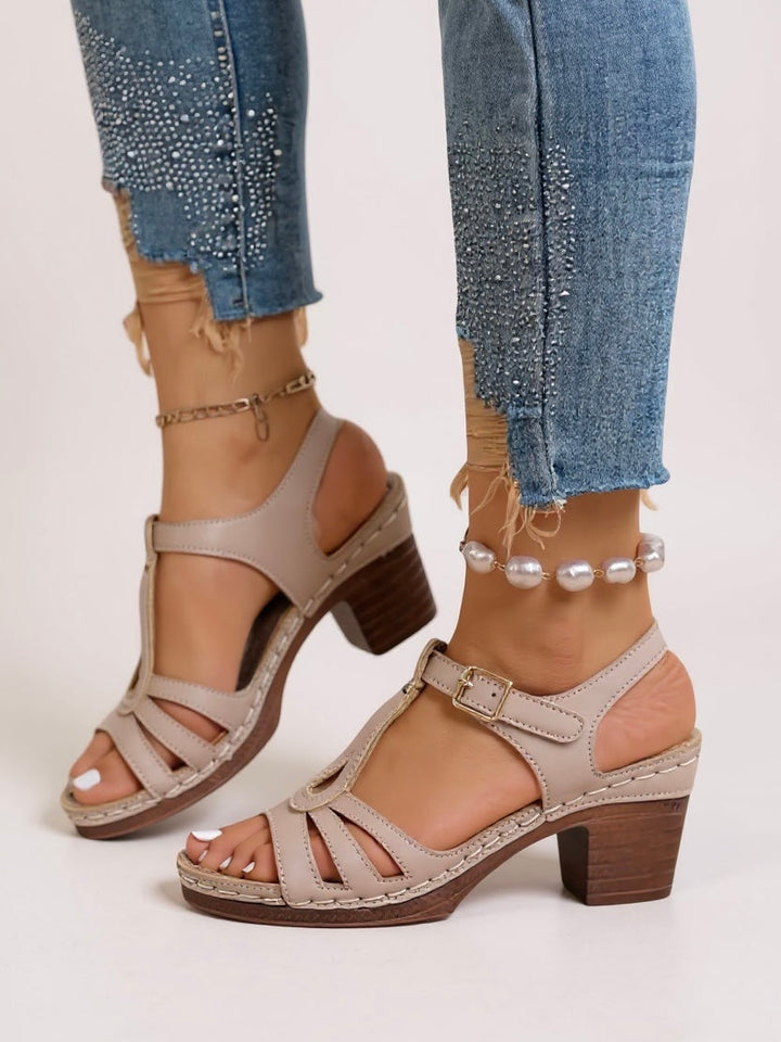 Saffron | Women's Block Heel Sandals