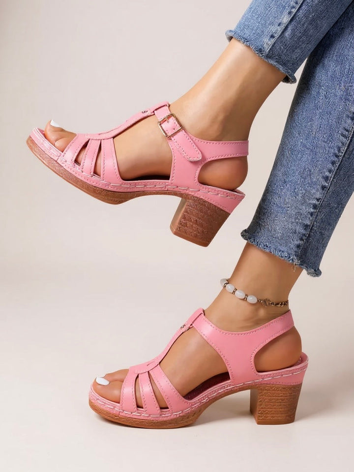 Saffron | Women's Block Heel Sandals