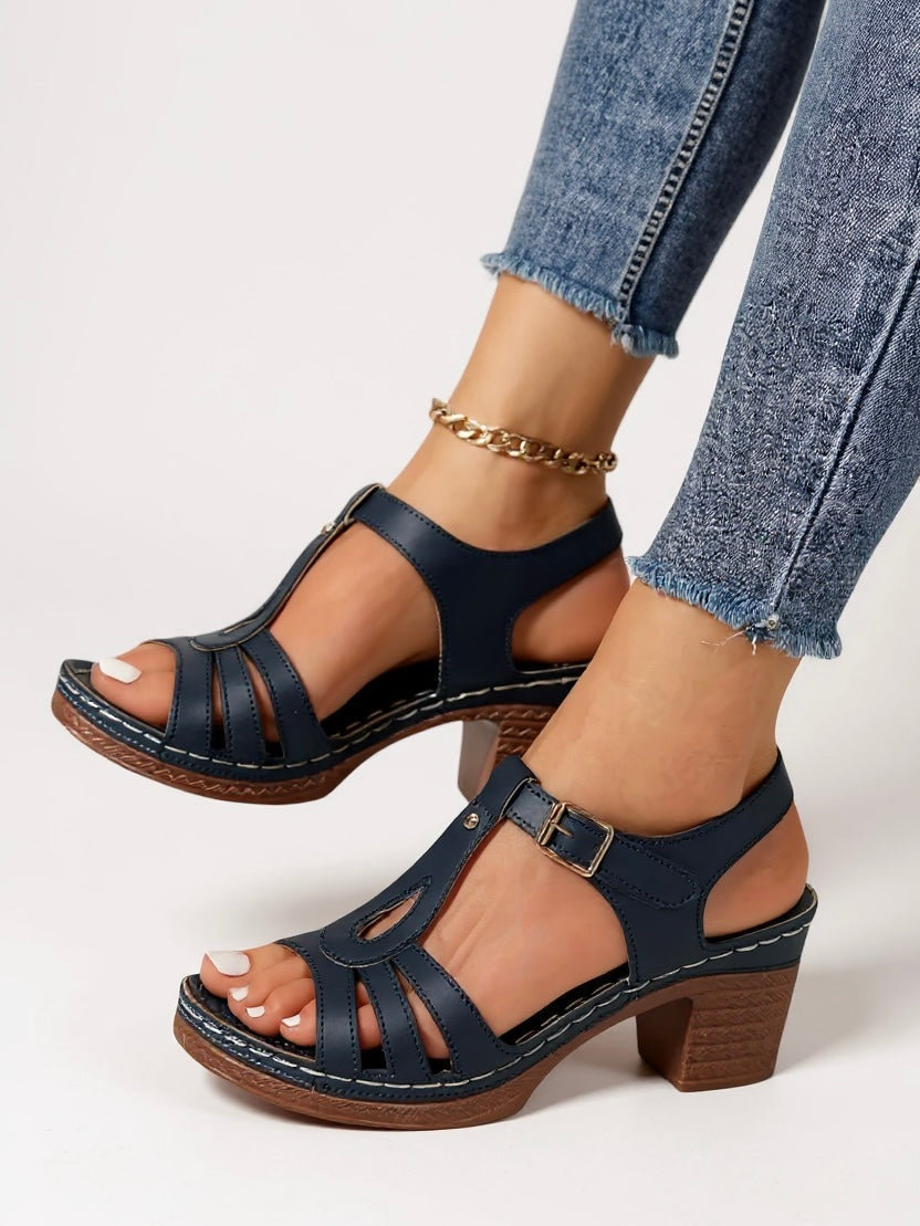 Saffron | Women's Block Heel Sandals
