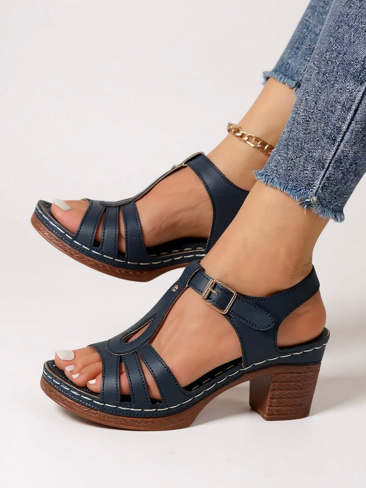 Saffron | Women's Block Heel Sandals