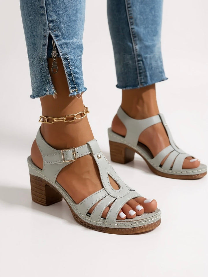 Saffron | Women's Block Heel Sandals