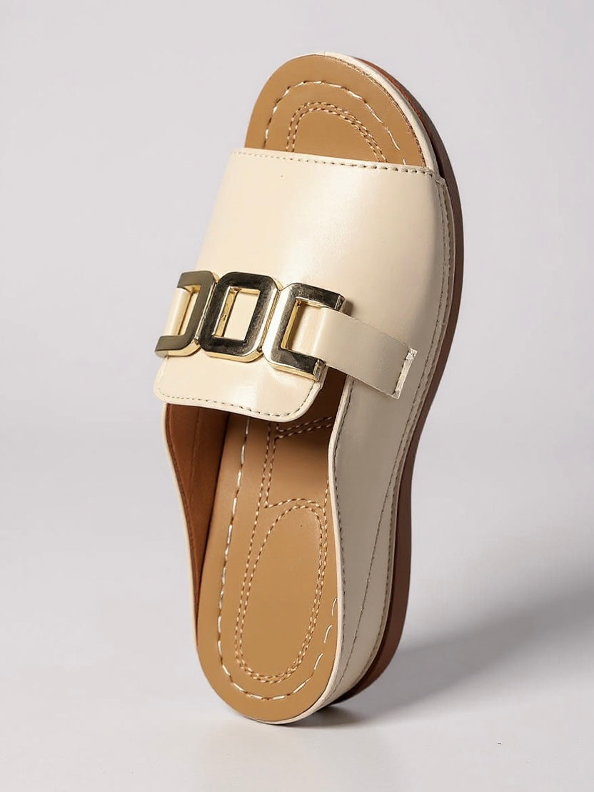 Juno | Women's Cushioned Buckle Slides
