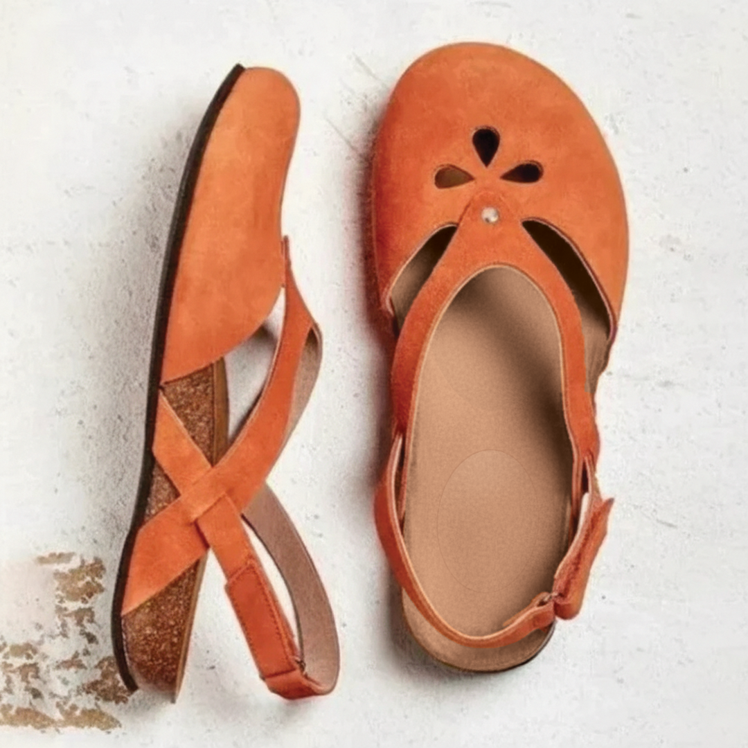 Maya - Closed-Toe Slingback Sandals