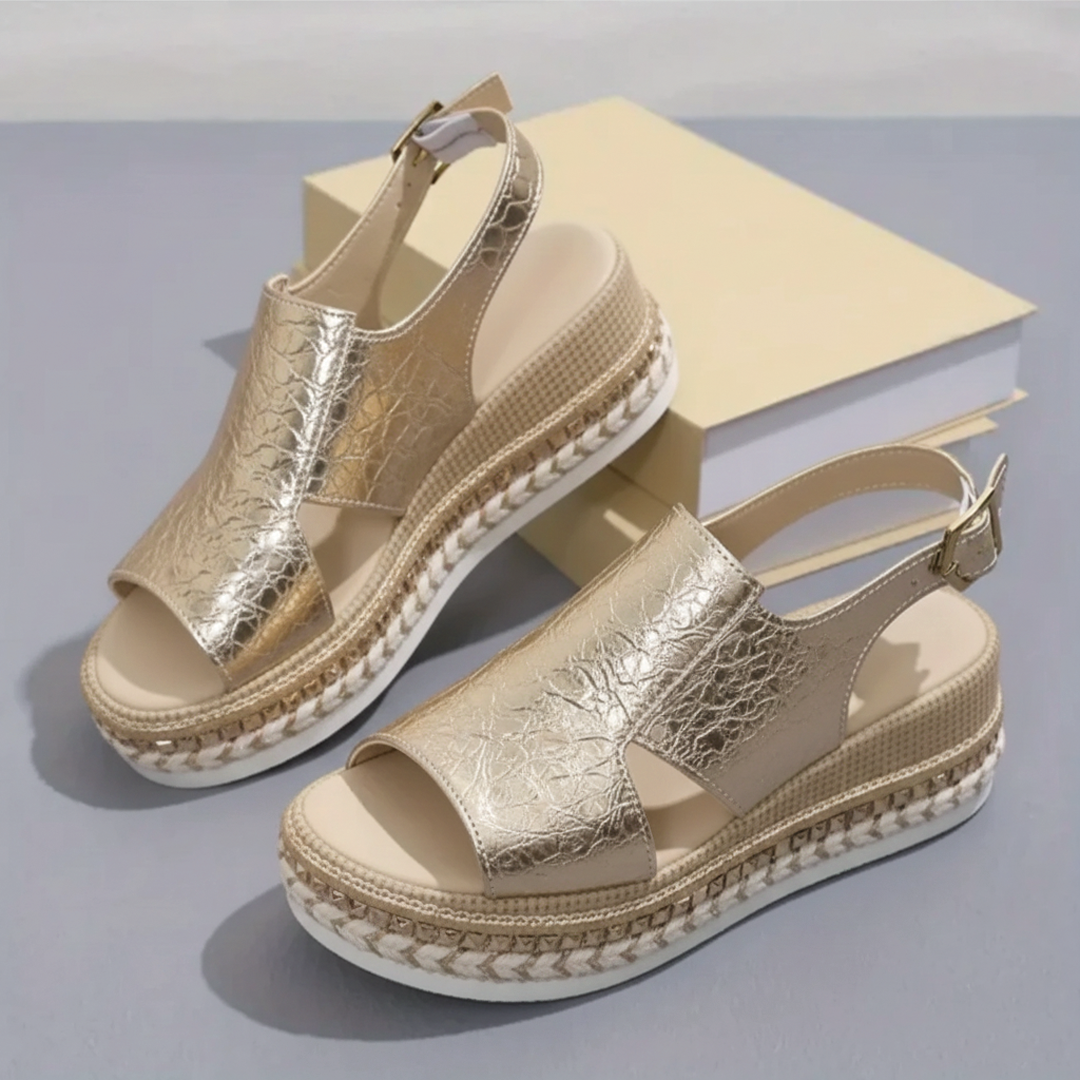 Sandra - Platform Slingback Sandals
