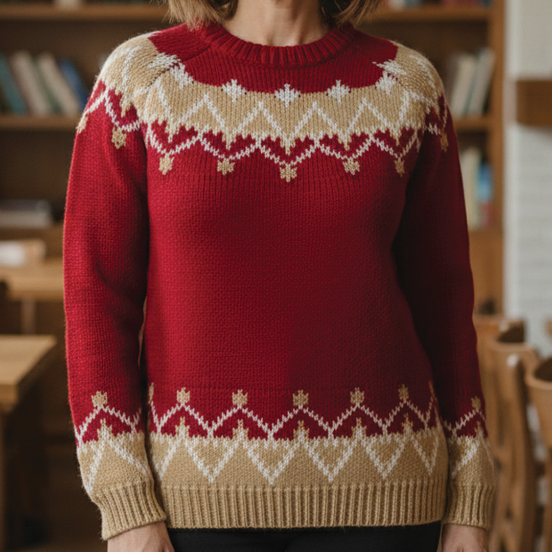 Lisa - Knit Pullover Sweater