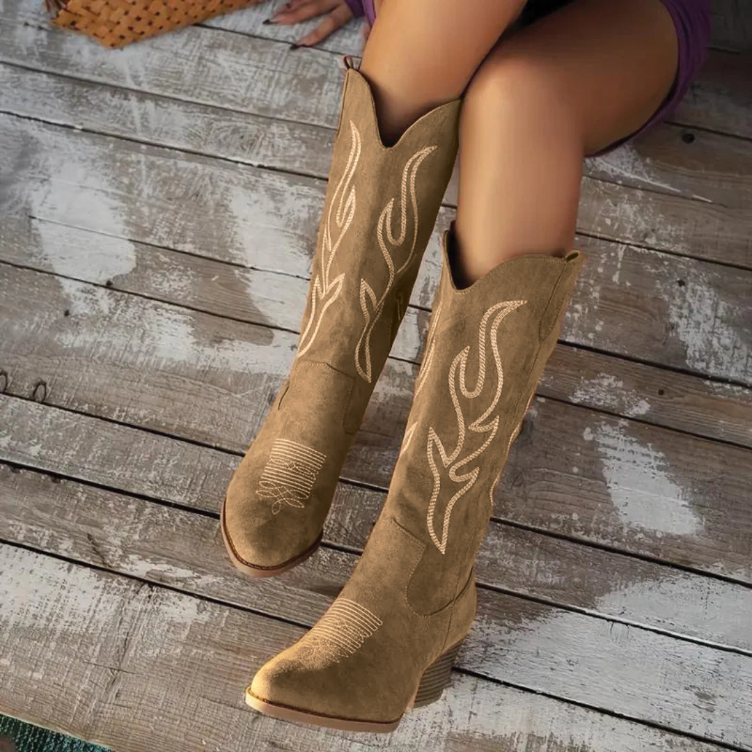 Joyce - Western Cowboy Boots