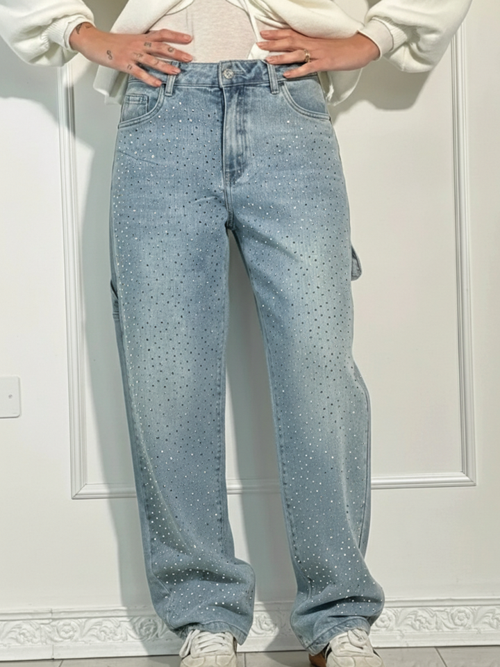 Naomi - Wide-Leg Denim Jeans