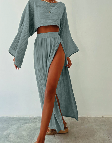 Sylvia - Gauze Two-Piece Set