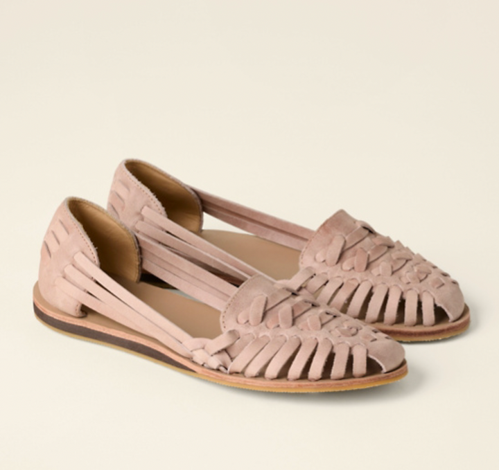 Victoria | Women's Woven Flat Buckle Sandals