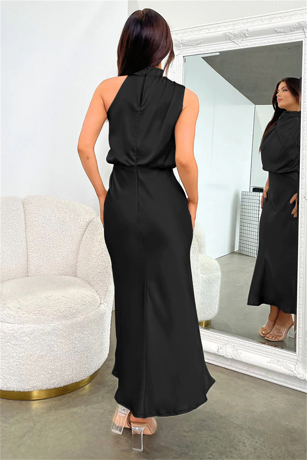 Diane - Satin Maxi Dress