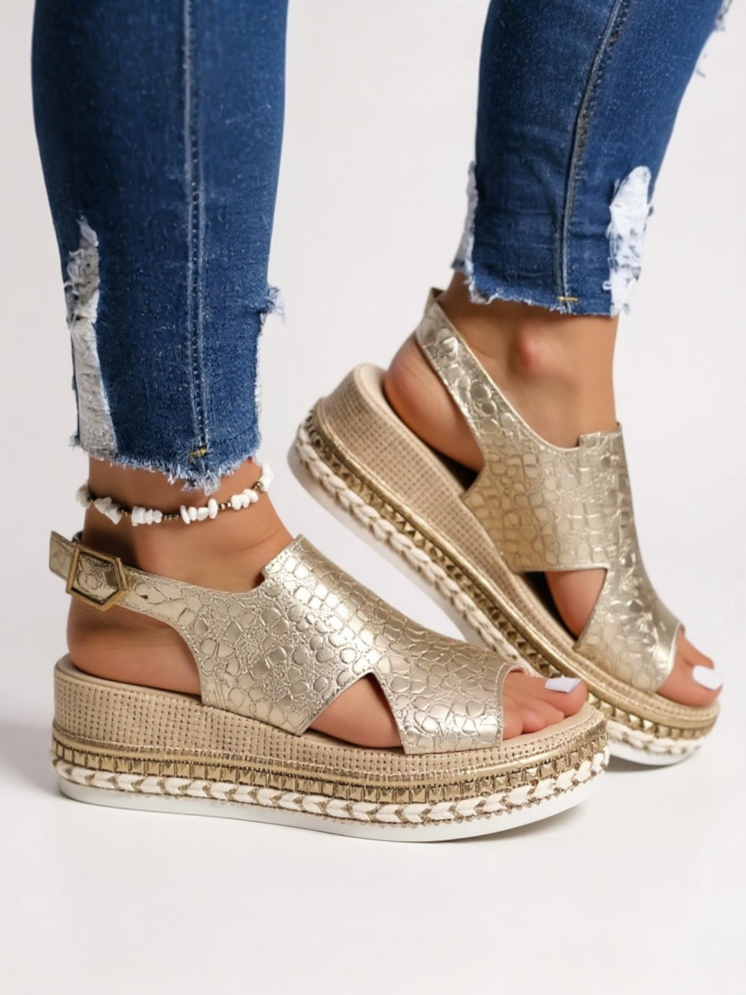 Hazel | Women's Platform Cushioned Sandals