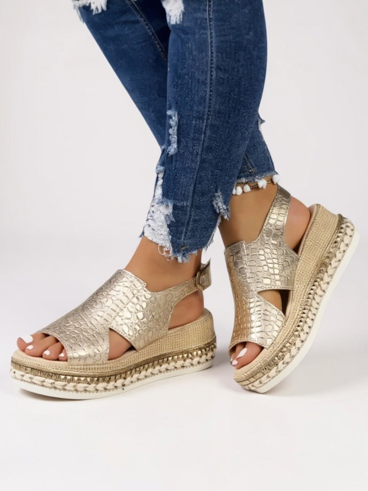 Hazel | Women's Platform Cushioned Sandals