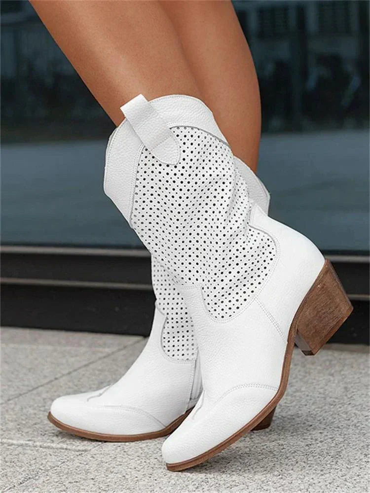 Eileen - Western Ankle Boots