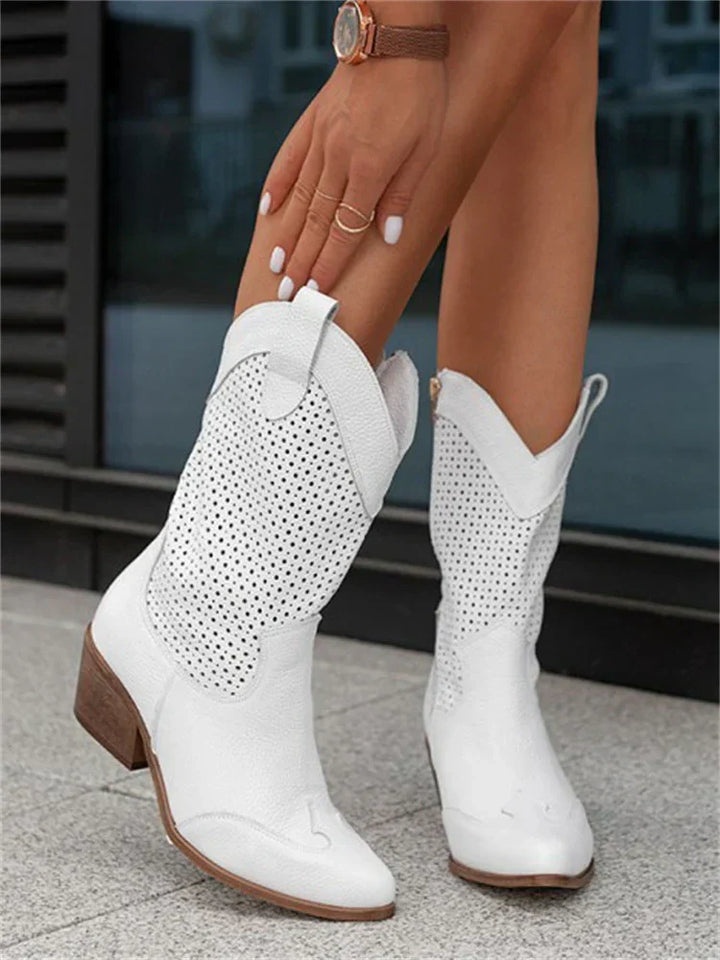 Eileen - Western Ankle Boots