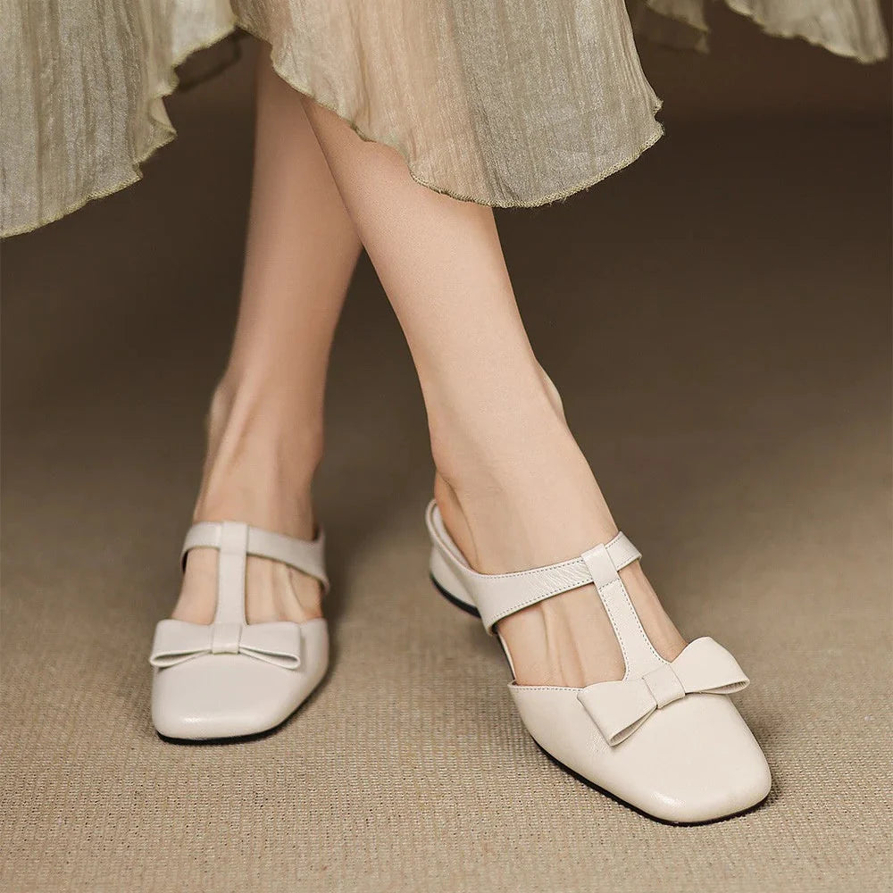 Alvera Leather Mules