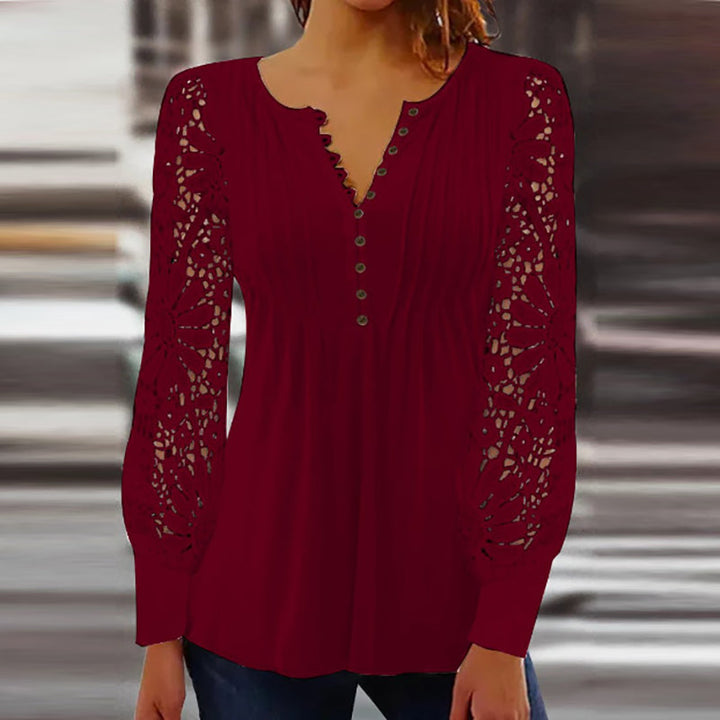 Ella - Lace Sleeve Blouse
