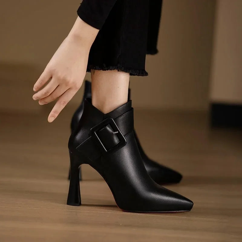 Aveline™ | Buckle Heel Boots