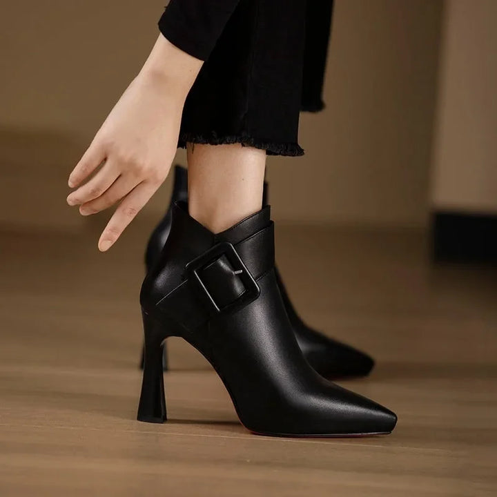 Aveline™ | Buckle Heel Boots